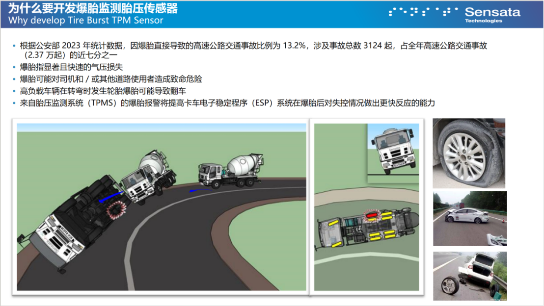 森萨塔科技：爆胎监测技术助力行车安全，误报零容忍与漏报零风险是关键