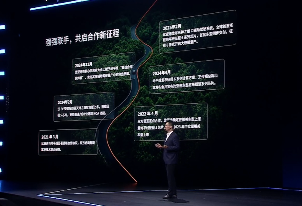 比亚迪披露辅助驾驶全景布局：2025年实现全民标配，与地平线共筑开放生态