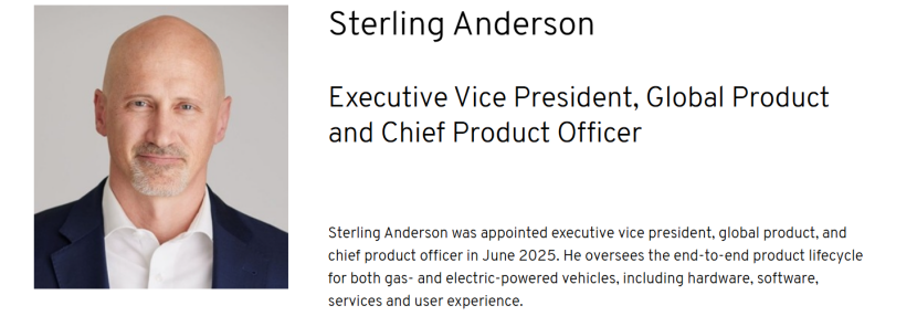 通用汽车考虑任命首席产品官为下一任CEO