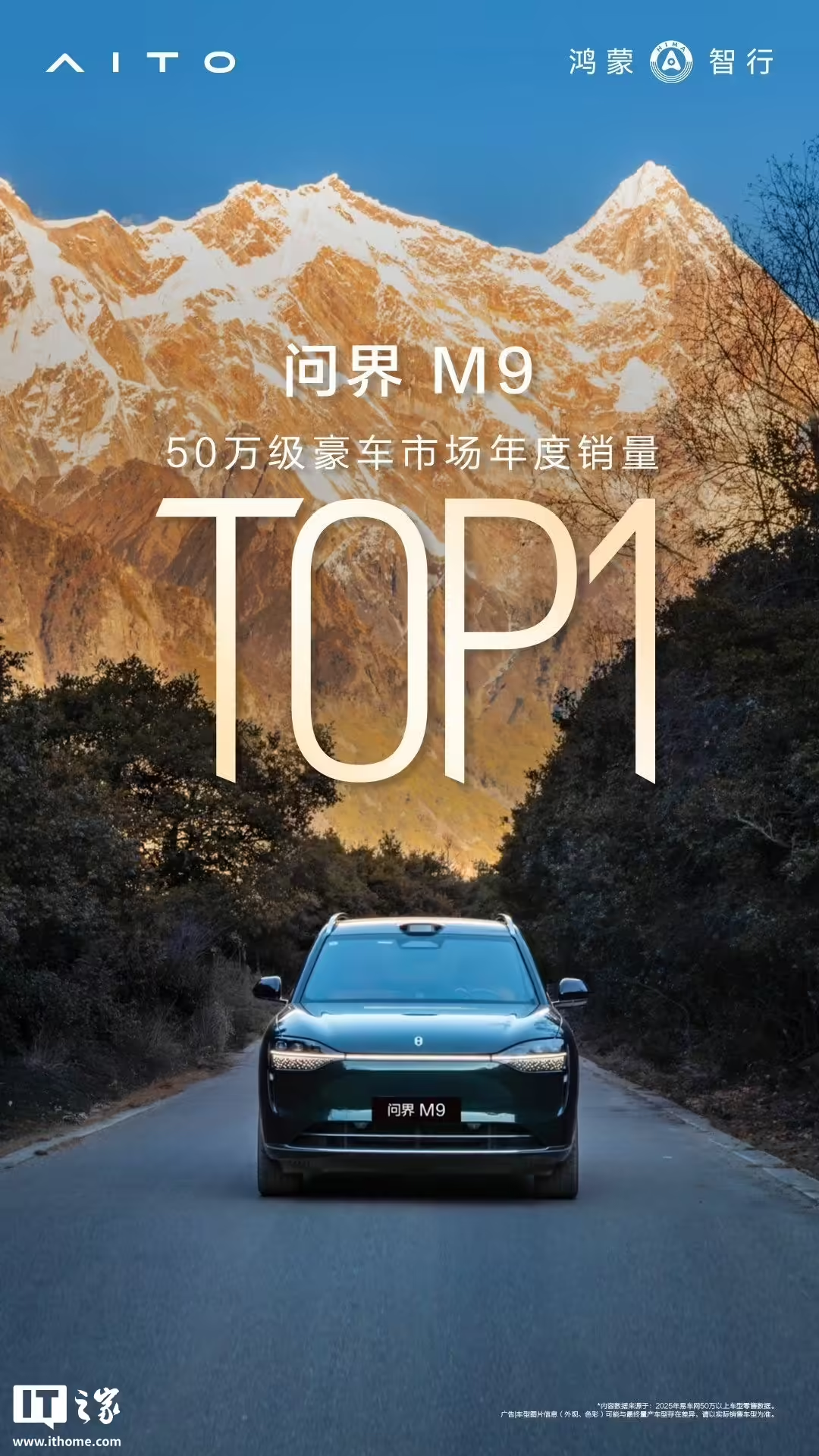 AITO M9 tops annual sales in the RMB 500,000 luxury vehicle segment