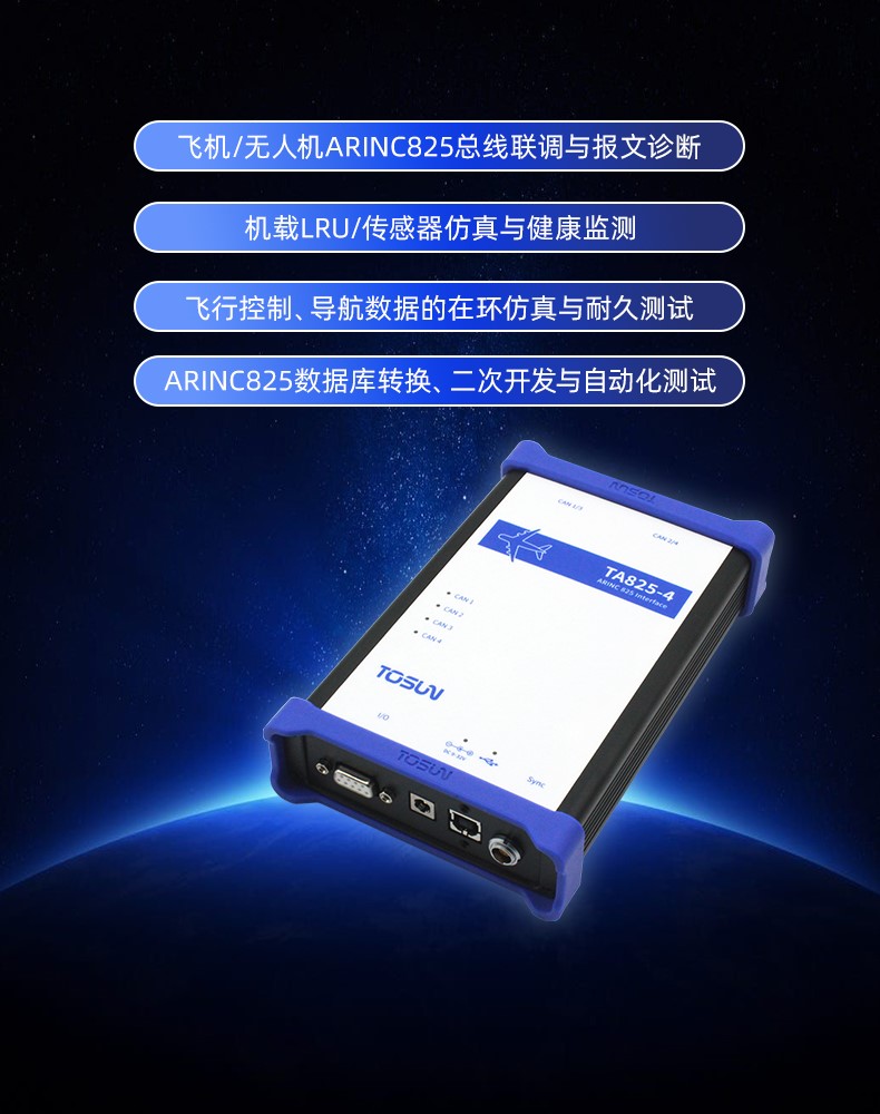 同星智能发布首款航空总线接口设备TA825-4