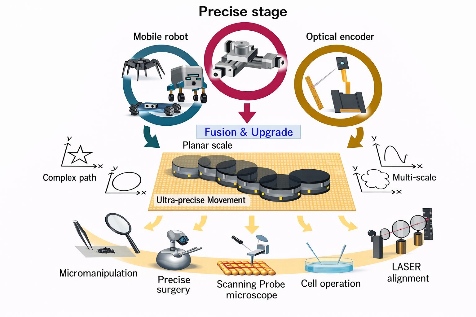 横滨国立大学发明掌心大小压电机器人 兼具移动性和亚微米级定位精度