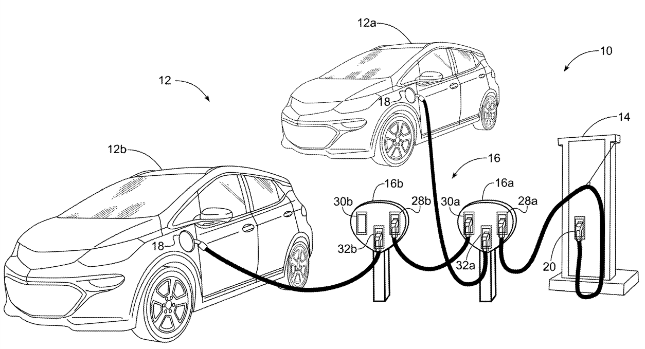 通用汽车申请多车串联充电系统专利