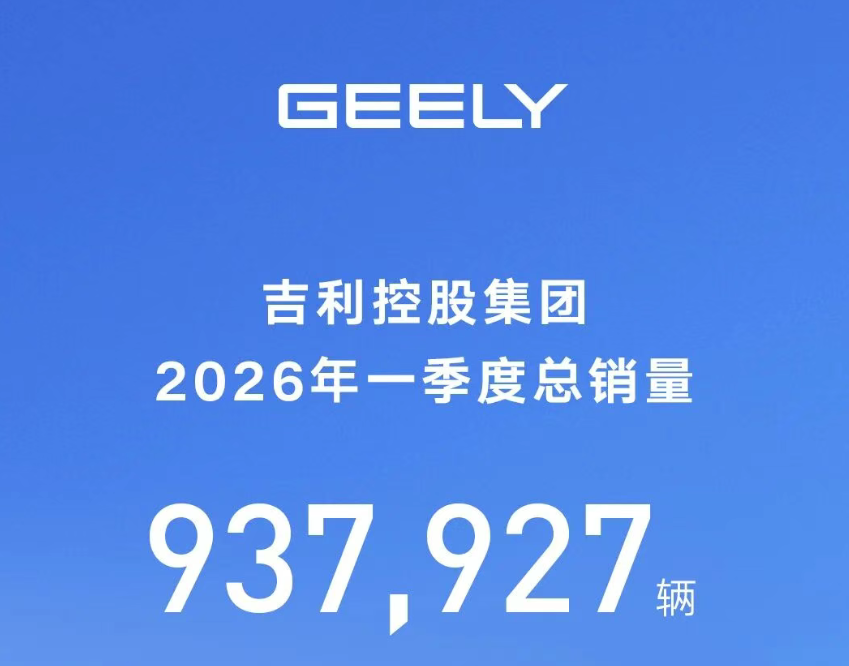 吉利一季度总销量93.79万辆，HEV技术量产与海外出口同步推进