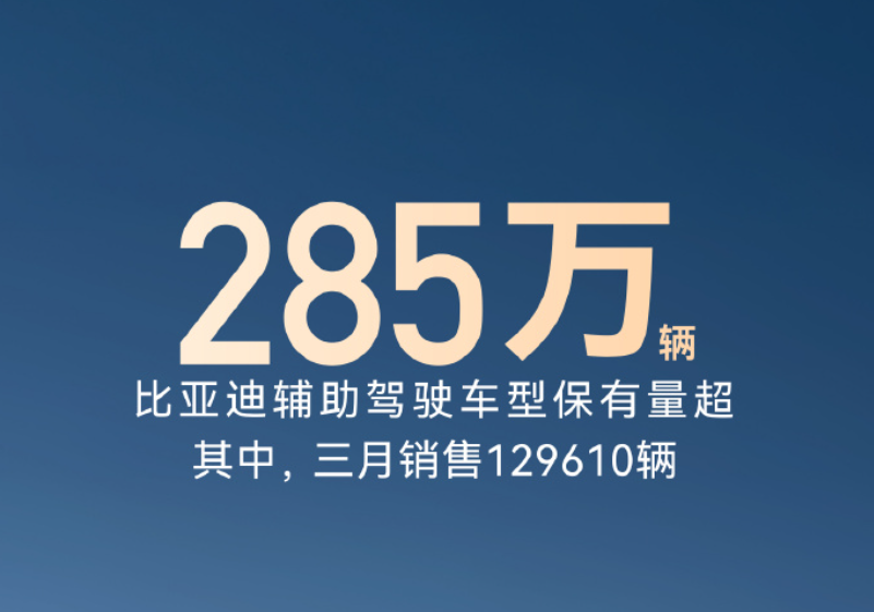 李云飞公布比亚迪辅助驾驶保有量超285万辆