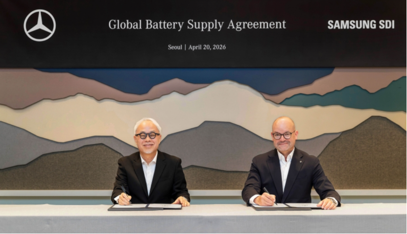 三星SDI与梅赛德斯-奔驰签署首份电动汽车电池供应协议