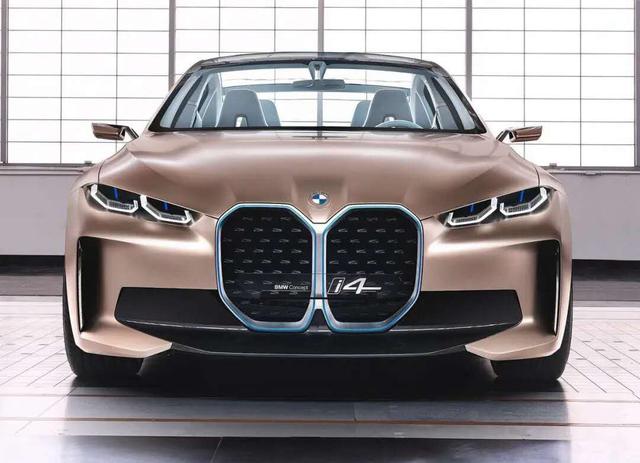 行走的鼻孔来了,宝马i4概念车发布