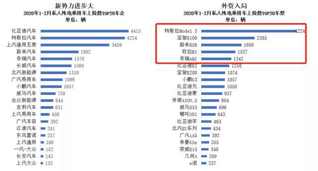 寒冬之中,哪些新能源汽车还在增长