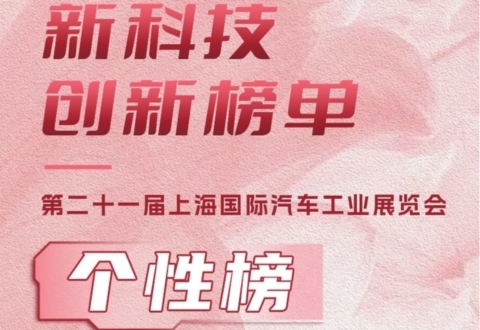2025上海车展 | 新科技创新榜单·个性榜