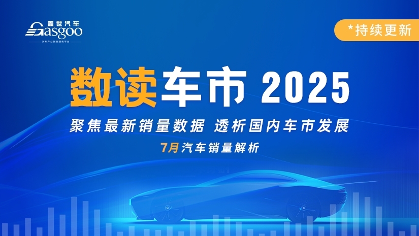 数读车市2025-7月销量全解析
